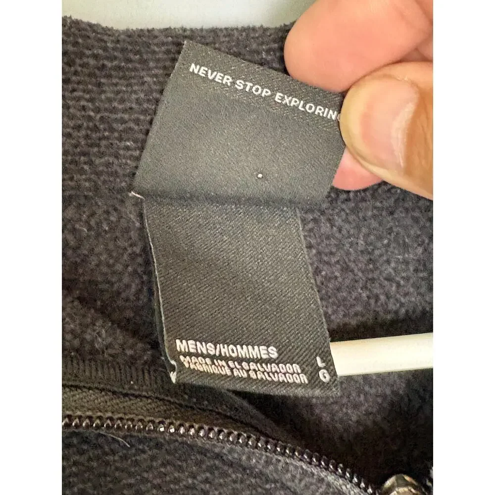 The North Face Men’s Quarter‑Zip Fleece Pullover Size L